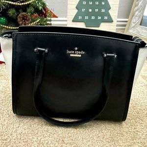 Large black white Kate Spade Purse, NWOT